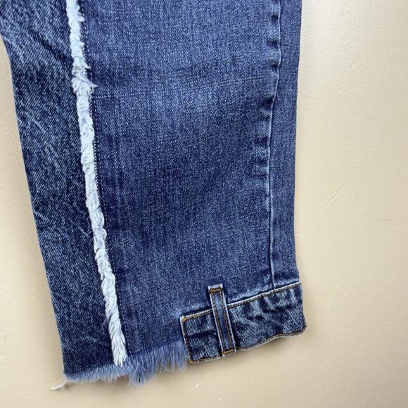 Revice Jeans Women's Size 29 Blue Denim Matchmaker Patchwork Pockets Retro - Picture 5 of 16